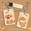 Cute Card Holder ID Holder Bus Subway Meal Card Student Campus Access Protection Holder Hanging Neck Hanging Rope Delivery Card