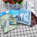 环游世界地标精美护照保护套 Passport Cover证件卡包跨境护照夹