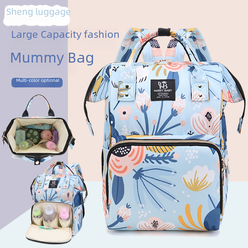 Mummy Bag Large Capacity Milk Storage Mother Bag Backpack Fashionable Lightweight Multifunctional Mother and Baby Bag