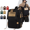 Backpack Men's Backpack Simple Trendy Brand Large Capacity Travel Computer Bag Female Junior High School Student Schoolbag ins Japanese Style