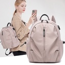 Business Multi-use Travel Backpack Women's Korean Style Simple Large Capacity Computer Bag Oxford Cloth Schoolbag Trendy