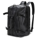 Men's Bag Backpack Large Capacity Puleather Men's Backpack Computer Bag Portable Crossbody Travel Backpack