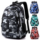 Backpack Large Capacity Junior High School Backpack Outdoor Travel Backpack Boys and Girls Student Schoolbag