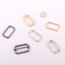 Luggage Hardware Accessories Metal Wire Pullback Buckle Bag with Square Adjustable Buckle Square Pullback Needle Buckle Bag Accessories