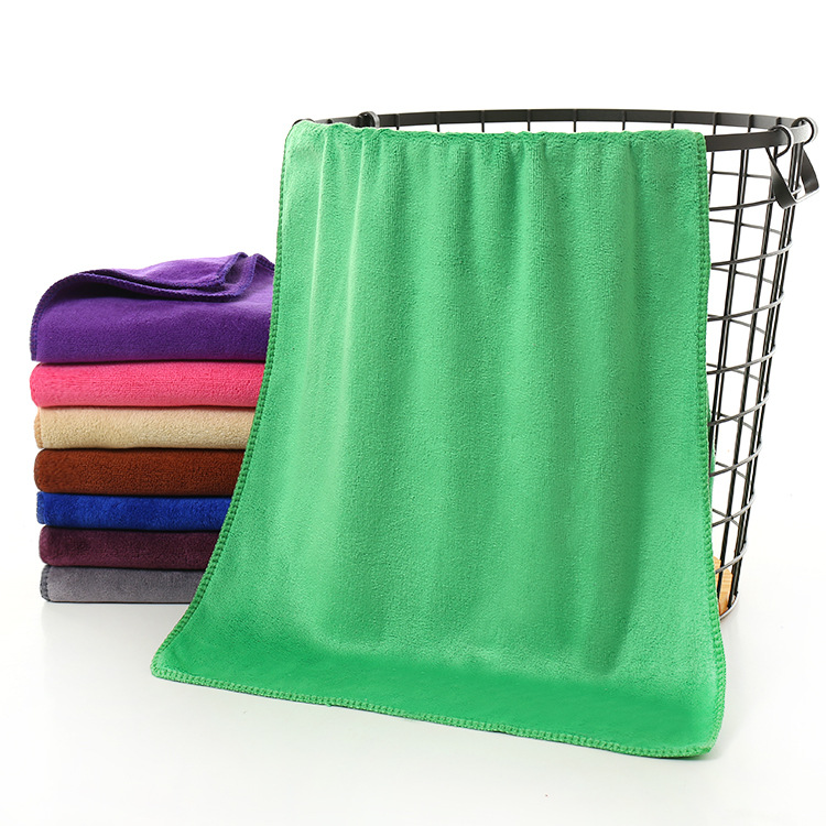 Ultrafine cellulose color absorbent 300 square thick towel car towel beauty salon dry hair towel stall