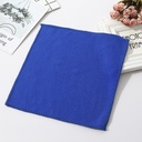 厂家批发蓝色方巾擦车巾超细纤维洗车清洁毛巾多种尺寸抹布不掉毛