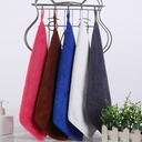 Factory microfiber towel thickened small square towel household cleaning absorbent cloth cleaning towel