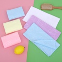 Microfiber towel lace embossed bear multicolored towel factory thickened absorbent one yuan stall towel