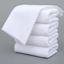 Hair and Foot Therapy Bath Hotel Hotel Cut Lace Fine Fiber Warp Knitted Disposable White Towel Daily Cleaning Rag