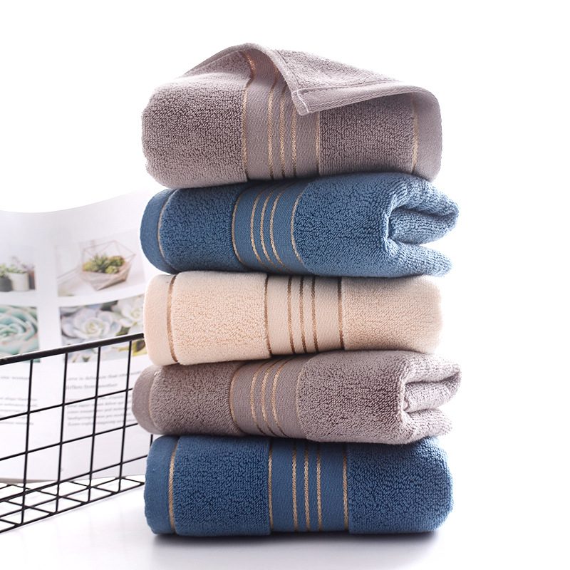 Gaoyang towel pure cotton household adult towel gold silk broken absorbent gift order logo face towel
