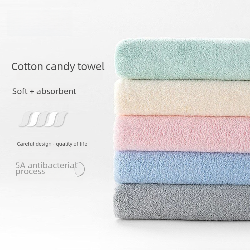 Xiangfeng coral fleece towel thickened soft absorbent face towel household adult children face towel factory