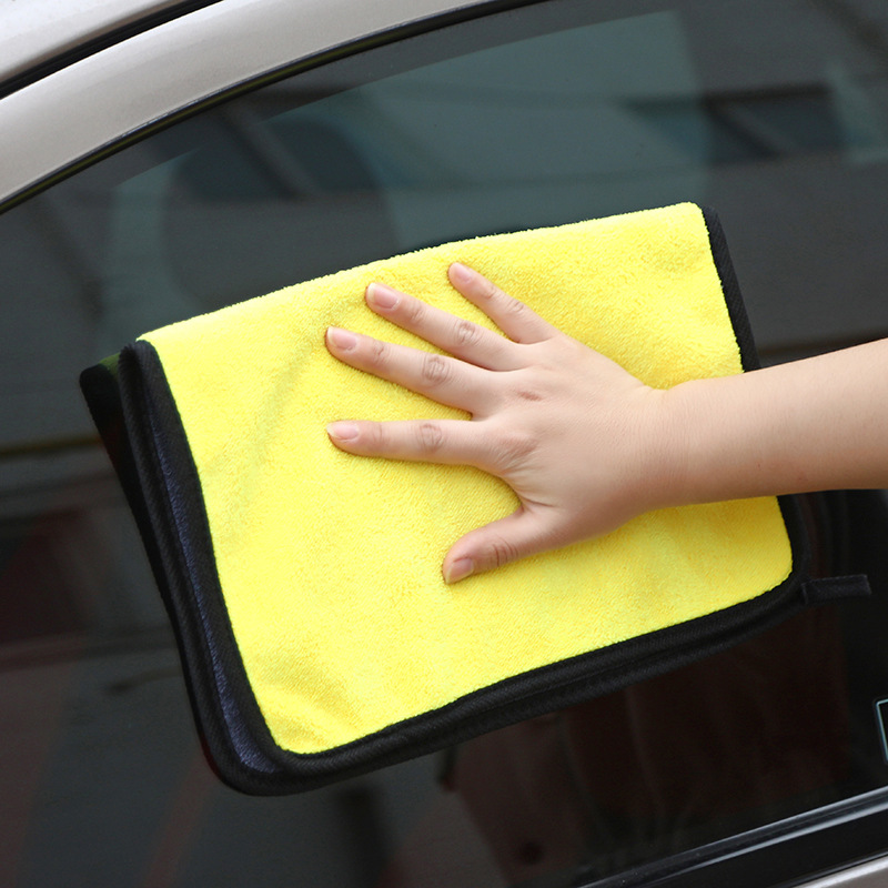 thick double-sided coral fleece cloth car wash towel microfiber absorbent car towel manufacturers
