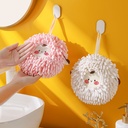 Shan Mu Xi Yang Chenille Handball Microfiber Hanging Towel Household Children's Kitchen Hanging Towel Support