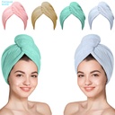 干发帽高密珊瑚绒裹头巾洗头帽外贸 25*65 包头巾提供跨境亚马逊