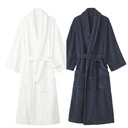 Japanese Autumn and Winter Cotton Bathrobe Bathrobe Nightgown Extra-large Thickened Household Towel Cloth Absorbent Soft for Men and Women Couple