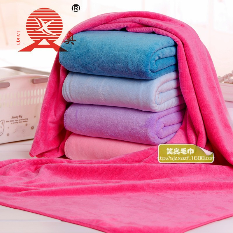 Factory microfiber bath towel thickened soft sanding beach towel absorbent towel bath towel can be added to do logo