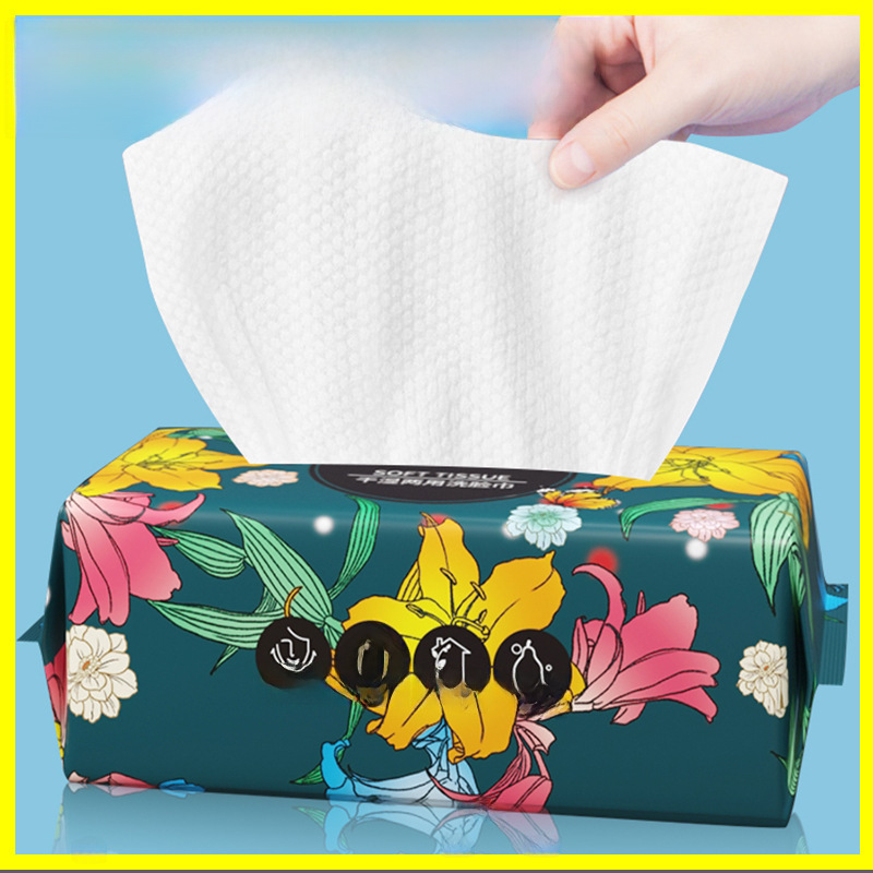 Cotton cleansing towel disposable Pearl pattern thickened removable cotton soft towel makeup remover cotton makeup cotton face towel