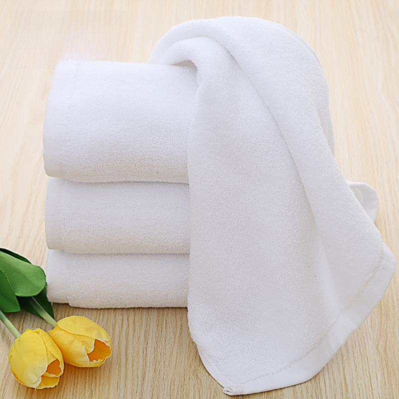Hotel Towel Five Star Hotel Cotton Towel Hotel White Thickened Bath Absorbent Hotel Towel
