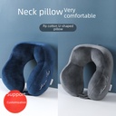 Hump U-shaped pillow embroidery cervical pillow home office travel nap pillow pp cotton printed logo