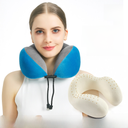 natural latex U-shaped pillow cervical support pillow neck pillow U-shaped portable air travel pillow lunch break pillow