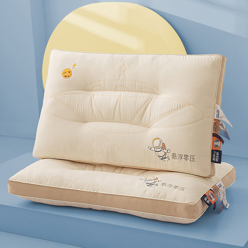 Generation suspension zero pressure pillow head home cervical support sleep a single adult pillow pillow core high rebound