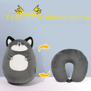 U-shaped pillow dinosaur dual-use pillow cartoon shape two-in-one deformation pillow office nap pillow travel neck pillow