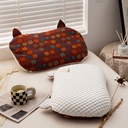 Ice Pea Cat Belly Pillow Class A Double-layer Gauze Double-sided Buckwheat Shell Pillow Summer Cool Full Buckwheat Skin for Cervical Spine Protection