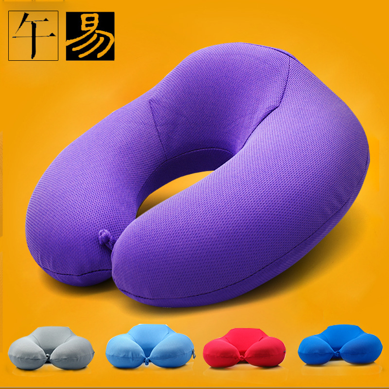 Memory cotton u-shaped pillow bamboo charcoal u-shaped cervical pillow neck pillow Nap Travel Pillow will sell gifts
