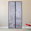 Magnetic Buckle Door Curtain Black Magnetic Buckle Anti-mosquito Soft Door Curtain Do Non-woven Striped Magnetic Door Curtain