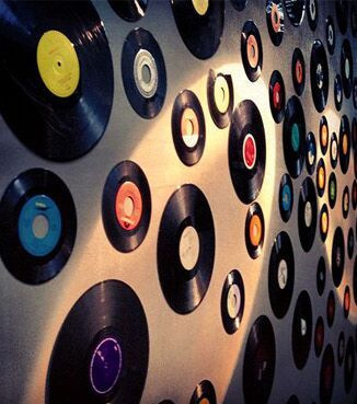 12寸黑胶唱片装饰酒吧咖啡馆个性室内壁饰复古怀旧老唱片装饰墙