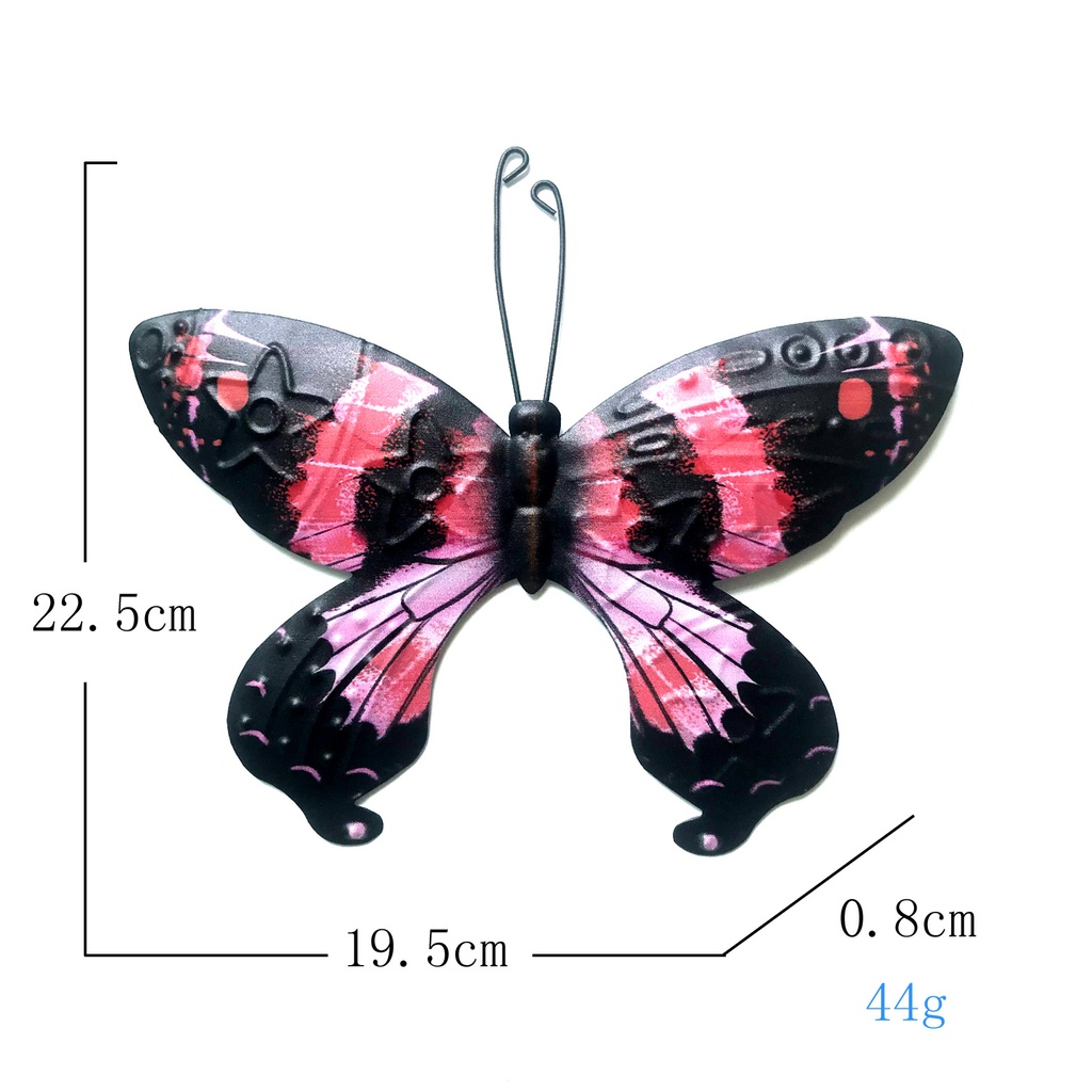 Iron Butterfly Decorations Home Wall Hanging Hardware Crafts Metal Pendant Processing Customization