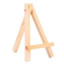 Wooden crafts creative home decoration ornaments creative triangle bracket pine small easel mobile phone support display
