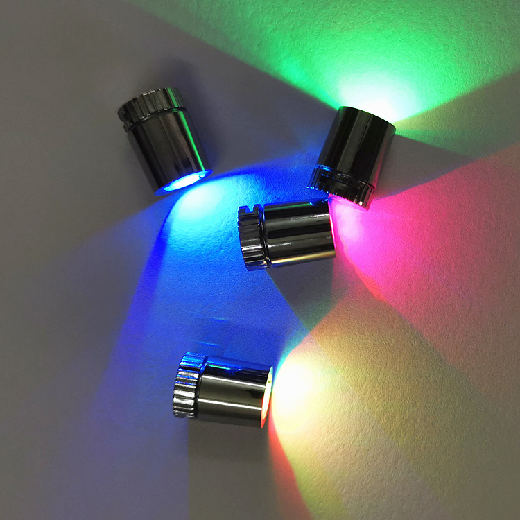 LED light colorful slow flash lamp holder AG3 button battery