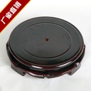 Compressed Wooden Round Base Vase Flower Pot Fish Tank Wine Pot Stone Air Conditioning Solid Wood Crafts Ornaments Base