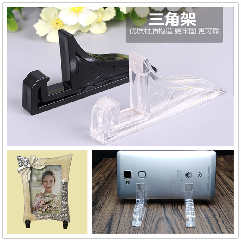 Crystal Photo Frame Bracket Notes Base Tile Painting Base Table Calendar Base Restaurant Cuisine Base Photo Bracket