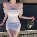 Slimming Suspender Skirt Hip Skirt Dress Mesh Vest Dreamy Temperament Women's Slim Fit Generation Summer Sexy