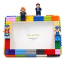 DIY Children's Building Blocks Photo Frame Table Figure Combination Creative Photo Wall Compatible with Lego Activity Gifts