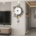 Fashion Nordic clock living room modern minimalist home decorative clock wall hanging net red creative restaurant wall clock
