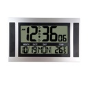 silent simple living room bedroom wall clock LCD high definition digital display multi-function clock for the elderly
