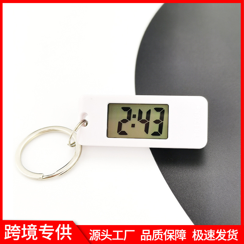 Student Keychain Table Creative Candy Color Mute Digital Electronic Watch Gift Portable Mini Clock