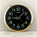 changsheng30cm夜光挂钟跨境时钟热销圆形钟表客厅装饰批发便宜钟