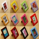 Solid Wood photo frame 1cm thickness 5 6 7 8 10 inch A4 wall hanging table