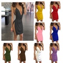 shopee explosions Europe and the United States summer solid color sleeveless women's dress
