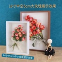 Creative wooden hollow dried flower photo frame three-dimensional animal and plant specimen frame DIY handmade clay works picture frame