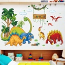 Chuanhao Cartoon Animal Dinosaur Sticker Children's Room Wall Decoration Kindergarten Class Wall Layout Wall Sticker