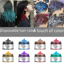 hairdressing supplies grandma Gray Hair Mud Men's styling disposable dyeing hair cream with color color hair spray