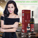 Kai Lan Duo One Comb Color Hair Dye Pure Hair Products Color Cover White Plant Hair Dye Cream Black Oil Cover White Hair