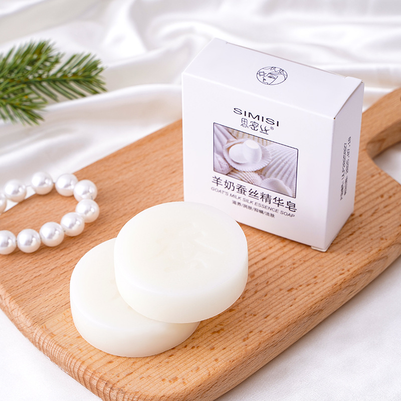 [Simi Silk] Goat Milk Silk Protein Soap Handmade Soap Cleans and Moisturizes 60G 100G