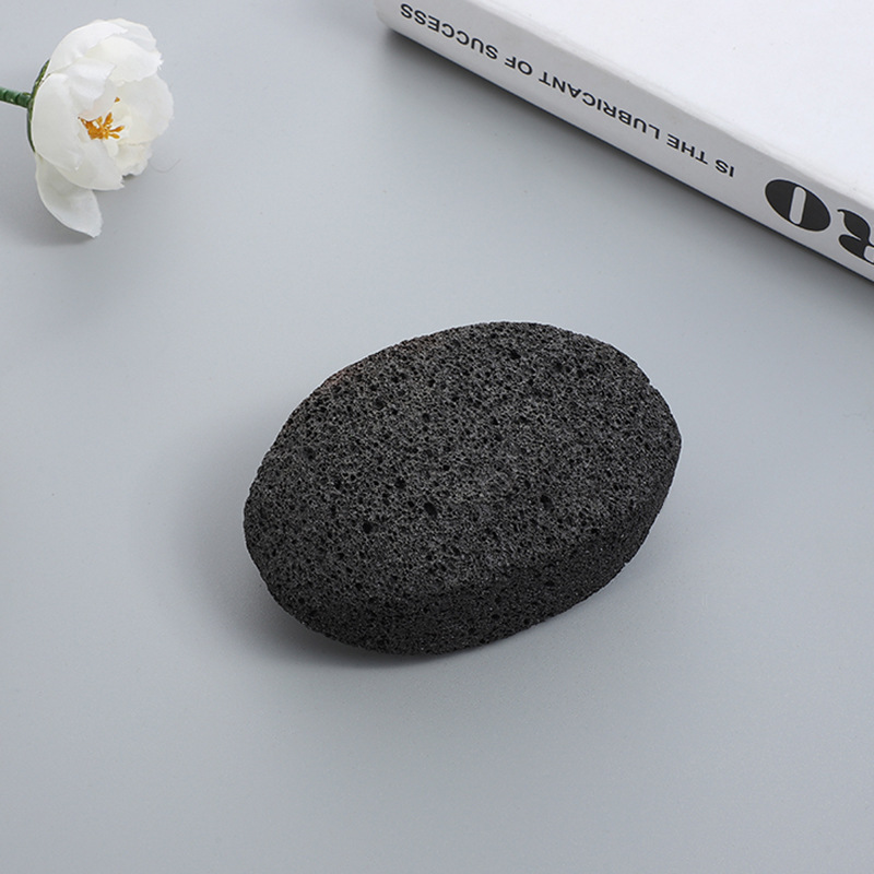 Factory direct supply volcanic stone to old skin grinding stone black grinding stone oval two-dollar store supply factory