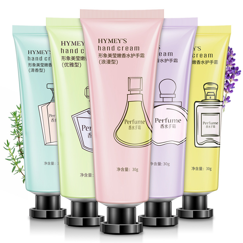 Image beauty perfume plant hand cream moisturizing moisturizing anti-dry horse oil goose egg hand cream for men and women